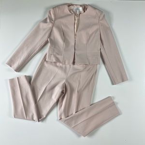 Hugo Boss Women Pant Suit Sz 6 Light Pink
